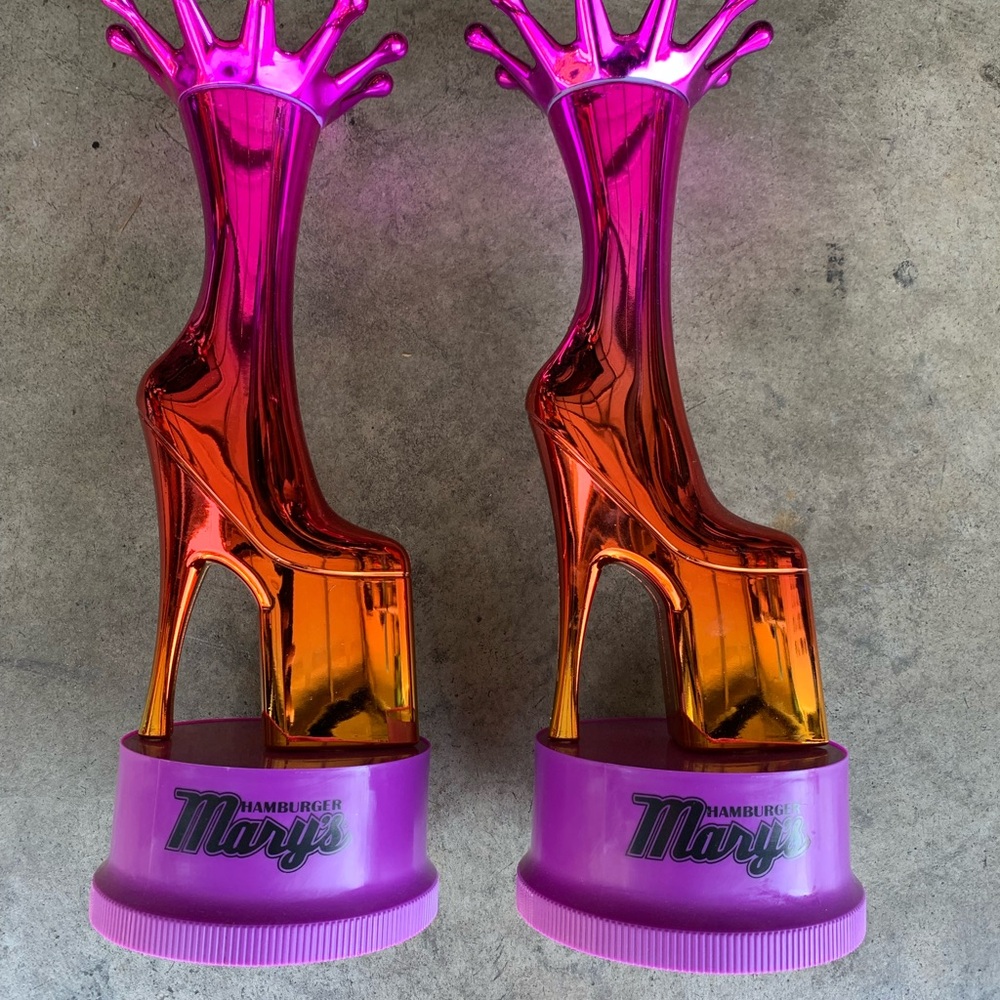Hamburger Mary’s Pink and Orange High Heel Souvenirs